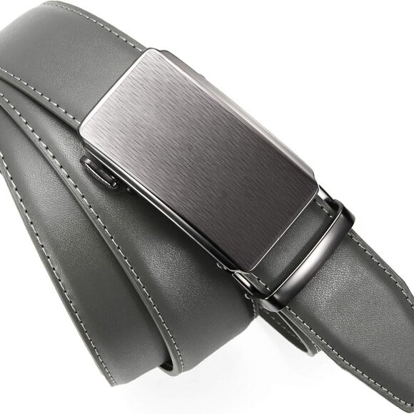 Leather Ratchet Belt for men 1 3/8" for Dress Pants - Micro Adjustable Belt - Picture 5 of 6